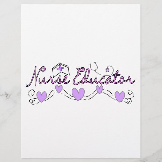 Verpleegkundigen Roze ontwerp Flyer (Voorkant)