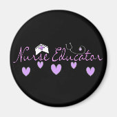 Verpleegkundigen Roze ontwerp Magneet (Voorkant)