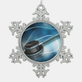 Verpleegkundigen Stethoscopen Tin Sneeuwvlok Ornament (Voorkant)