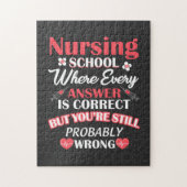 Verpleegkundigen | Student verpleegschool Legpuzzel (Verticaal)