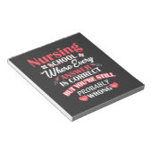 Verpleegkundigen | Student verpleegschool Notitieblok (Schuin)