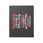 Verpleegkundigen | Student verpleegschool Notitieblok (Linkerzijde)