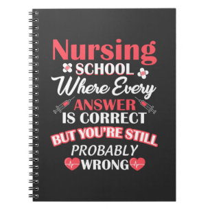 Verpleegkundigen Student verpleegschool Notitieboek