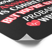 Verpleegkundigen | Student verpleegschool Poster (Hoek)