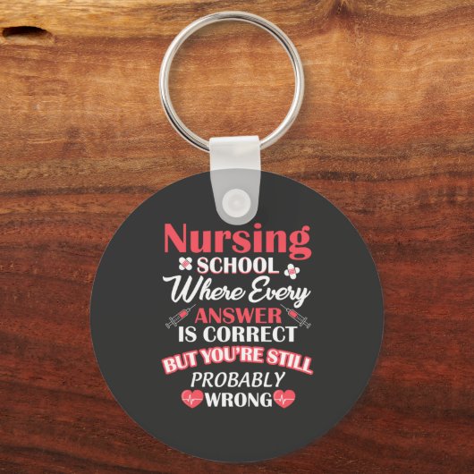 Verpleegkundigen | Student verpleegschool Sleutelhanger (Voorkant)