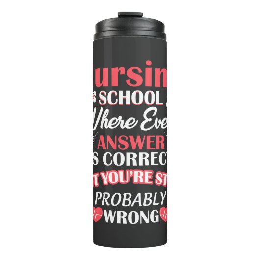 Verpleegkundigen | Student verpleegschool Thermosbeker (Voorkant)