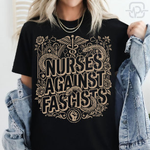 Verpleegkundigen Tegen Fascisten Gothische Protest T-shirt