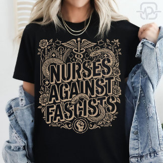 Verpleegkundigen Tegen Fascisten Gothische Protest T-shirt