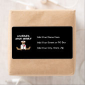 Verpleegkundigen van beer hebben T-shirts en gesch Etiket (Insitu)