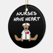 Verpleegkundigen van beer hebben T-shirts en gesch Keramisch Ornament (Links)