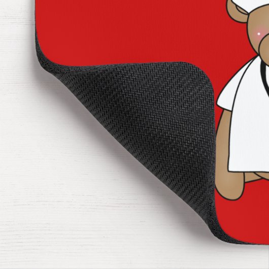 Verpleegkundigen van beer hebben T-shirts en gesch Muismat (Hoek)