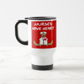 Verpleegkundigen van beer hebben T-shirts en gesch Reisbeker (Links)
