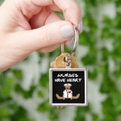 Verpleegkundigen van beer hebben T-shirts en gesch Sleutelhanger (Hand)