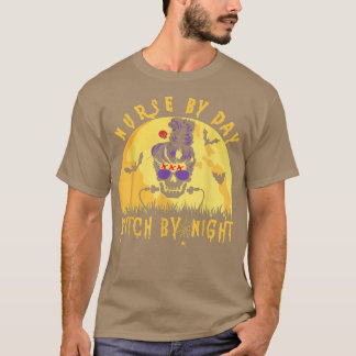 Verpleegkundigen van de dag met de nacht Mannen vr T-shirt