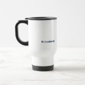 Verpleegkundigen verbeteren het leven. Aangepaste Reisbeker (Links)