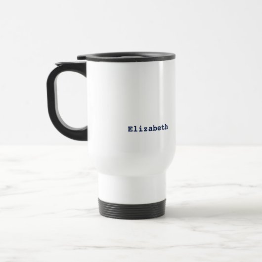 Verpleegkundigen verbeteren het leven. Aangepaste  Reisbeker (Links)