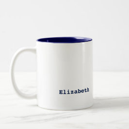 Verpleegkundigen verbeteren het leven. Aangepaste  Tweekleurige Koffiemok