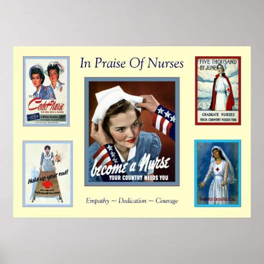 Verpleegkundigen ~  verpleegkundigen poster (Voorkant)