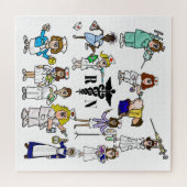 Verpleegkundigen verplegers overal waar Puzzle is! Legpuzzel (Horizontaal)