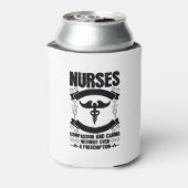 Verpleegkundigen, verpleging en verpleging blikjeskoeler (Blikje Achterkant)