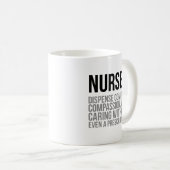 Verpleegkundigen versleten fort koffiemok (Voorkant rechts)