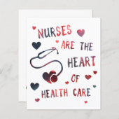 verpleegkundigen vormen het hart van de gezondheid (Voorkant / Achterkant)