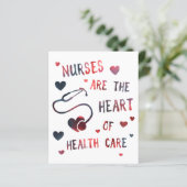 verpleegkundigen vormen het hart van de gezondheid (Staand voorkant)