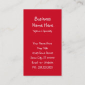 verpleegkundigen vormen het hart van de gezondheid visitekaartje (Achterkant)