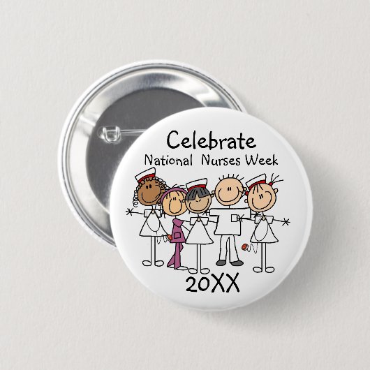 Verpleegkundigen Week 2022 T-shirts en Button van (Voorkant /achterkant)