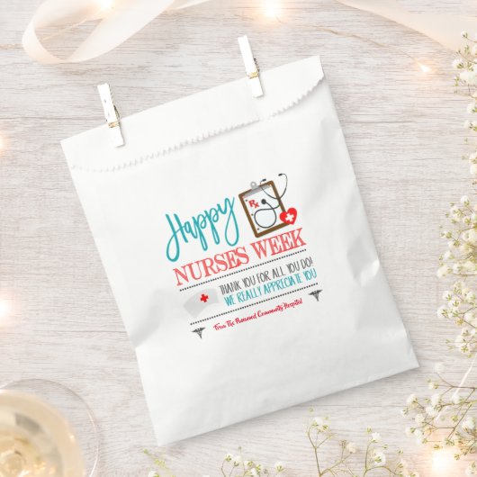Verpleegkundigen Week Appreciation Treat Tassen Bedankzakje (Geknipt)