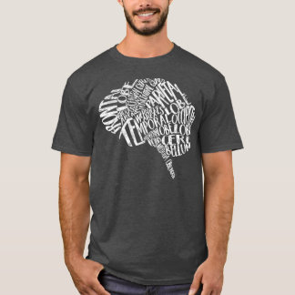 Verpleegkundigen Week Brain Typografie RN Neuronur T-shirt