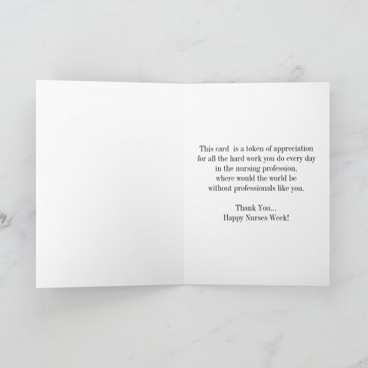 Verpleegkundigen Week-Geestelijke Gezondheid Verpl Bedankkaart (Binnen)