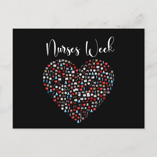 Verpleegkundigen Week. Happy National Nurses Week Briefkaart (Voorkant)