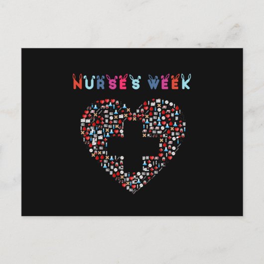 Verpleegkundigen Week. Happy National Nurses Week Briefkaart (Voorkant)