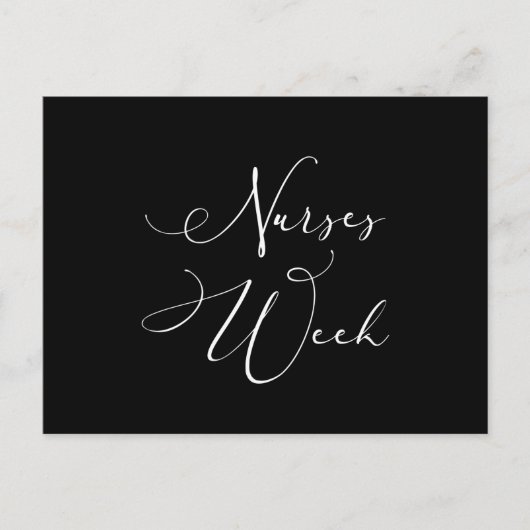 Verpleegkundigen Week. Happy National Nurses Week Briefkaart (Voorkant)