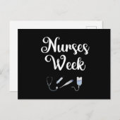 Verpleegkundigen Week. Happy National Nurses Week Briefkaart (Voorkant / Achterkant)