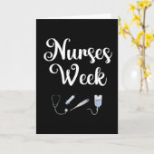 Verpleegkundigen Week. Happy National Nurses Week Kaart (Gele Bloem)