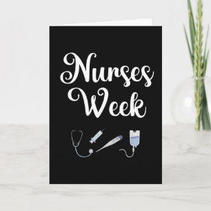 Verpleegkundigen Week. Happy National Nurses Week Kaart