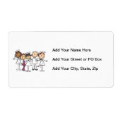 Verpleegkundigen Week T-shirts en cadeautjes Etiket (Voorkant)