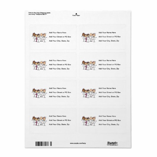 Verpleegkundigen Week T-shirts en cadeautjes Etiket (Full Sheet)