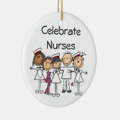 Verpleegkundigen Week T-shirts en cadeautjes Keramisch Ornament (Rechts)