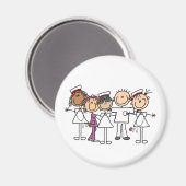 Verpleegkundigen Week T-shirts en cadeautjes Magneet (Voorkant / Achterkant)