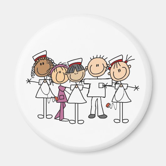 Verpleegkundigen Week T-shirts en cadeautjes Magneet (Voorkant)