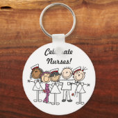 Verpleegkundigen Week T-shirts en cadeautjes Sleutelhanger (Voorkant)