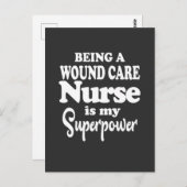 Verpleegkundigen | Wondverzorger Briefkaart (Voorkant / Achterkant)