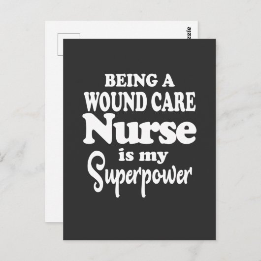 Verpleegkundigen | Wondverzorger Briefkaart (Voorkant / Achterkant)