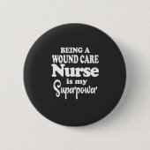Verpleegkundigen | Wondverzorger Ronde Button 5,7 Cm (Voorkant)