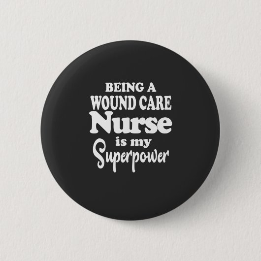 Verpleegkundigen | Wondverzorger Ronde Button 5,7 Cm (Voorkant)