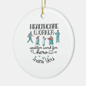 Verpleegkundigen | Ziektezorgwerkers Keramisch Ornament (Links)