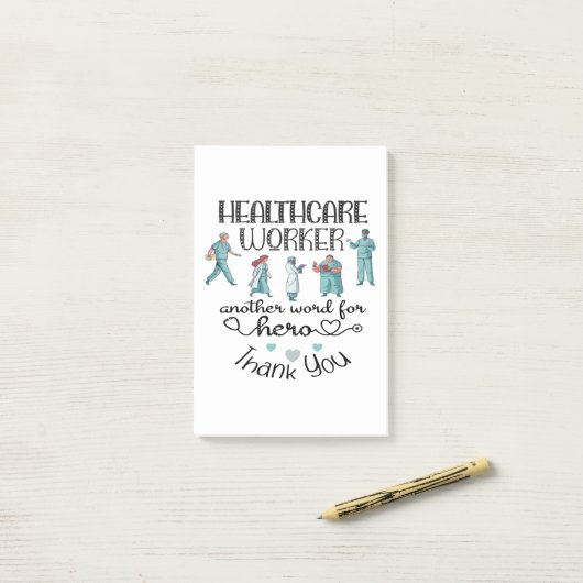 Verpleegkundigen | Ziektezorgwerkers Post-it® Notes (Op bureau)